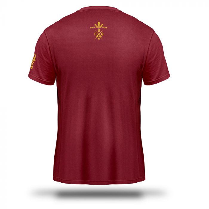 B VINTAGE SLUGGER TEE WINE RED